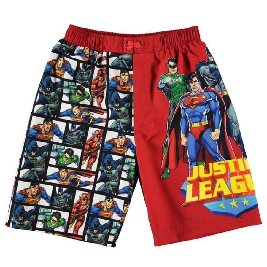 Kids The Beach Company Swimsuits For Boys | Dc Comic Board Shorts