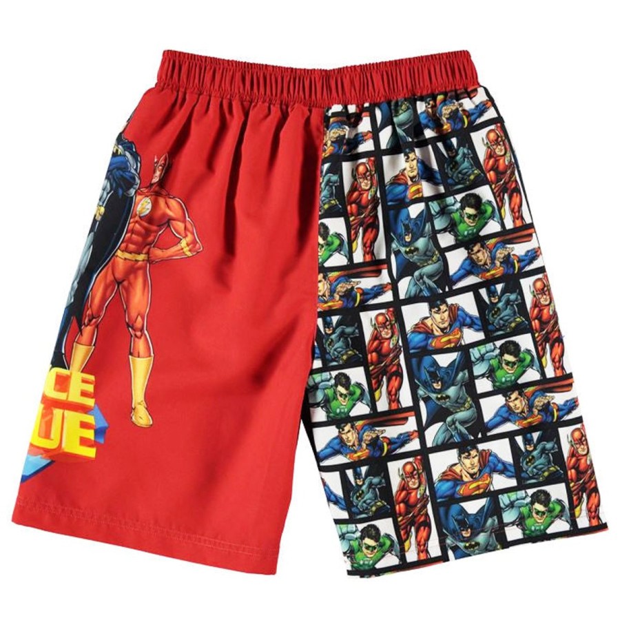 Kids The Beach Company Swimsuits For Boys | Dc Comic Board Shorts