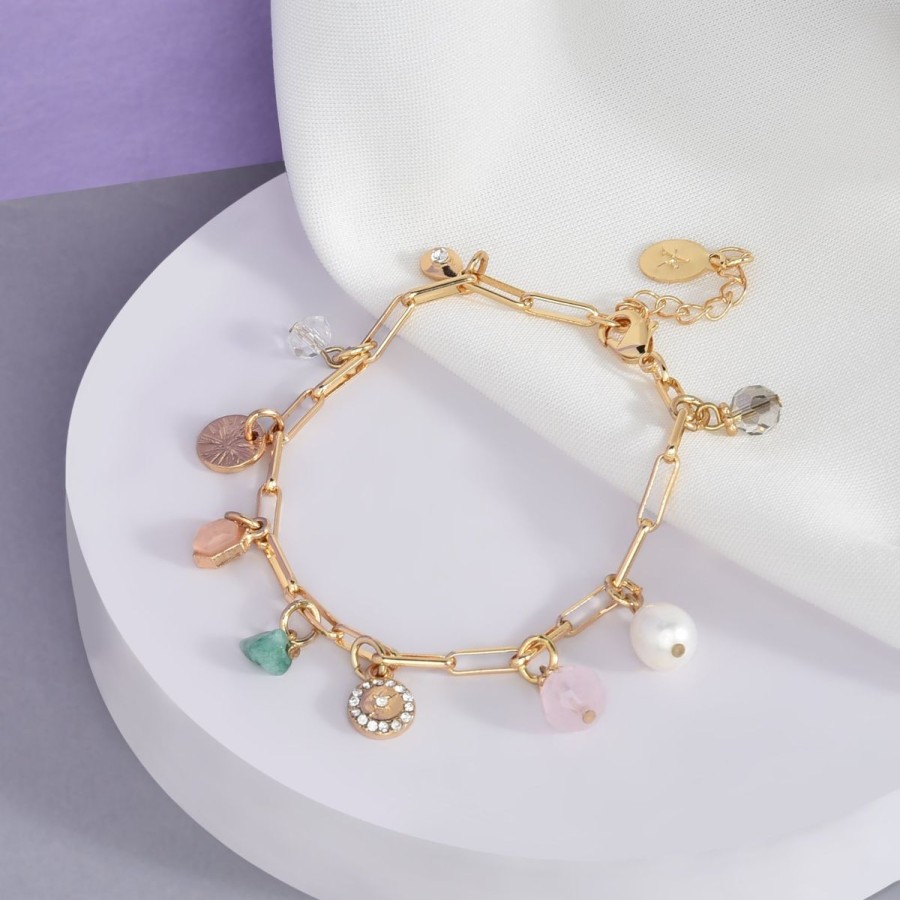 Women Accessorize Resort Jewellery | Gold Meadow Muse Charmy Bracelet