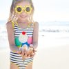 Kids The Beach Company Swimsuits For Girls | Ice Cream Print Swimsuit Stripe