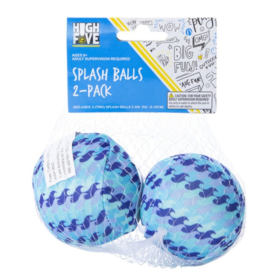 Pool Fun HIGHFIVE | Dunk 'N Drench Splash Balls™ 2-Pack Wave