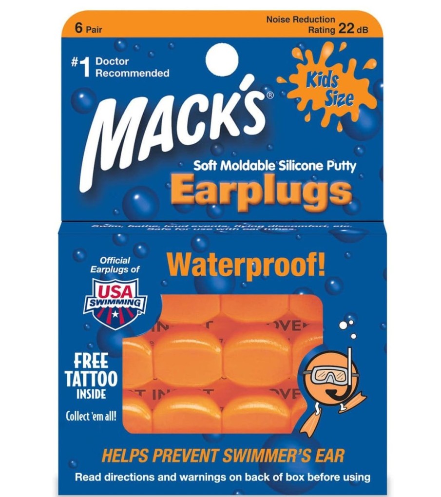 Swim Equipment Mack's | Mack'S Pillow Soft Earplugs - Kids