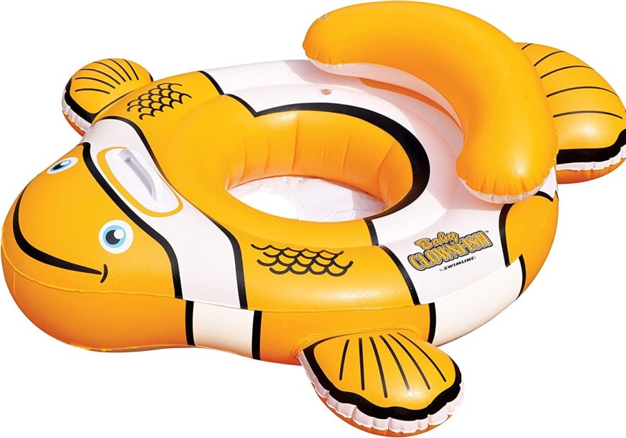 Kids Swimline Pool Floats & Games | Clownfish Baby Seat