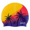 Swim Equipment Sporti | Sunset Palm Silicone Swim Cap Multi