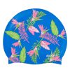 Swim Equipment Sporti | Hawaiian Silicone Swim Cap Blue