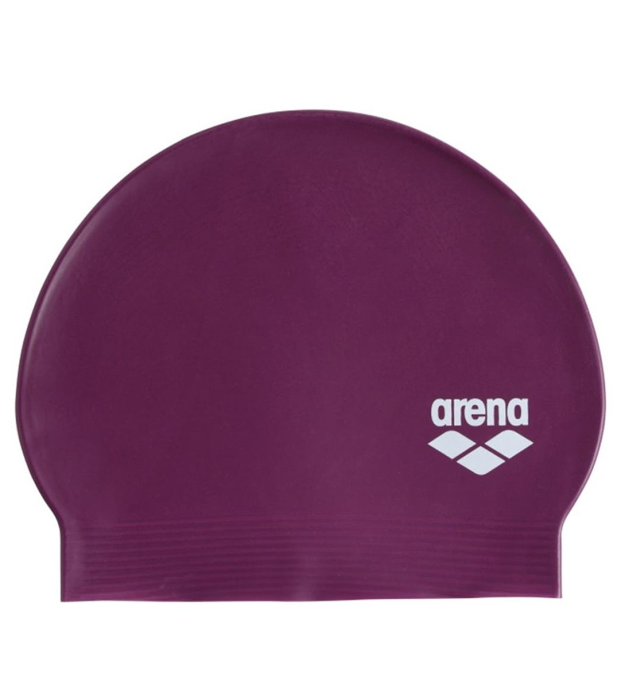 Swim Equipment Arena | Arena Latex Swim Cap Dark Raspberry