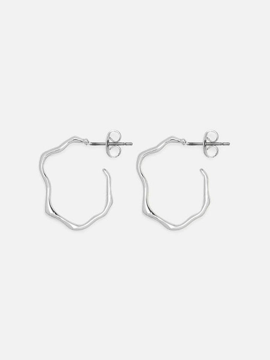 Women Vero Moda Resort Jewellery | Silver Hoop Earrings