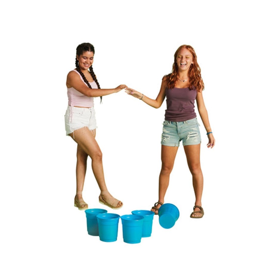 Pool Fun HIGHFIVE | Pong Game 6-Cup Set & Ball Blue