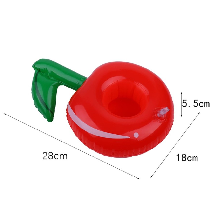 Pool Fun The Beach Company | Inflatable Cherry Drink Holder (Pack Of 2)