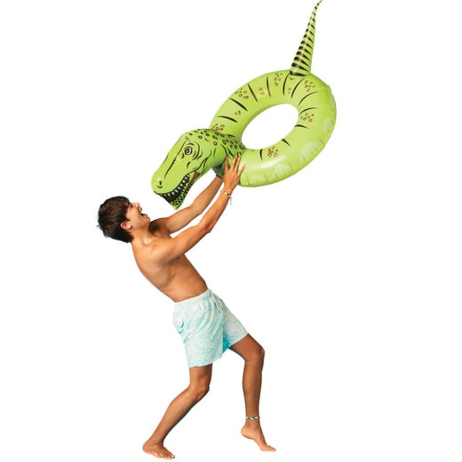 Pool Fun HIGHFIVE | Dino Print Inflatable Tube