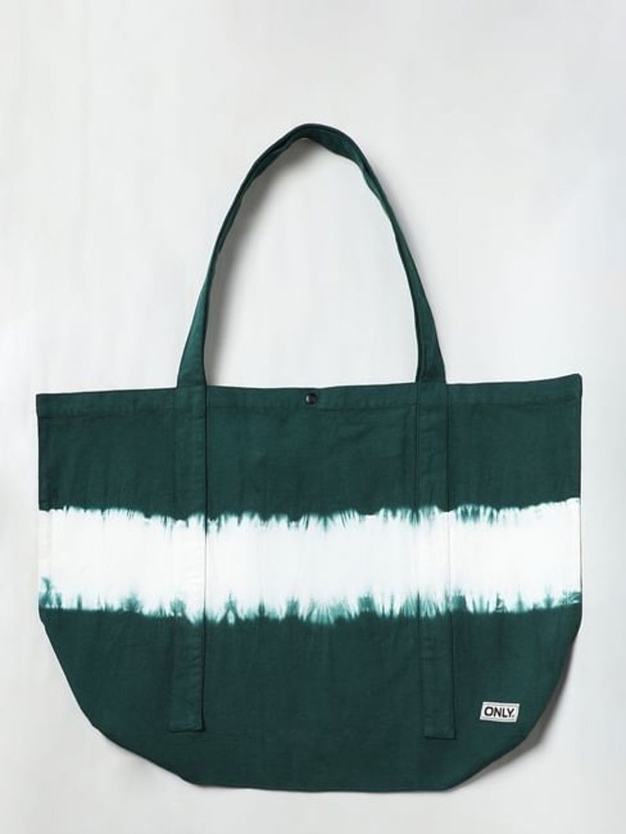 Women ONLY Bags & Totes | Green Tie Dye Shopper Tote Bag