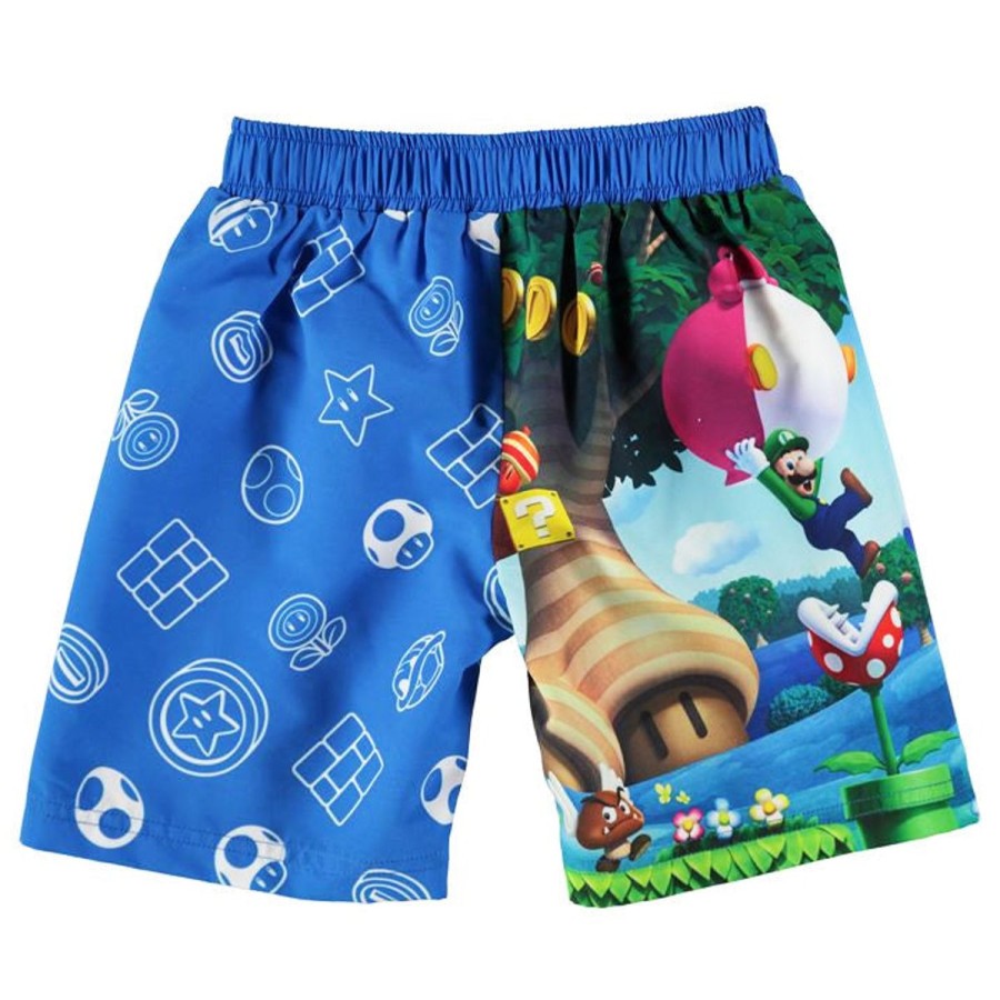 Kids The Beach Company Swimsuits For Boys | Nintendo Board Shorts