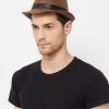 Women The Beach Company Beach Hats | Fedora Beach Hat - Brown