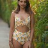 Women Esha Lal Swimwear | Marigold Monokini