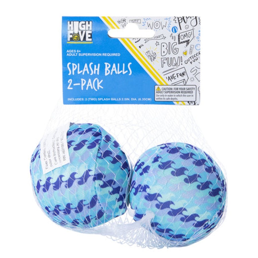 Pool Fun HIGHFIVE | Dunk 'N Drench Splash Balls™ 2-Pack Wave