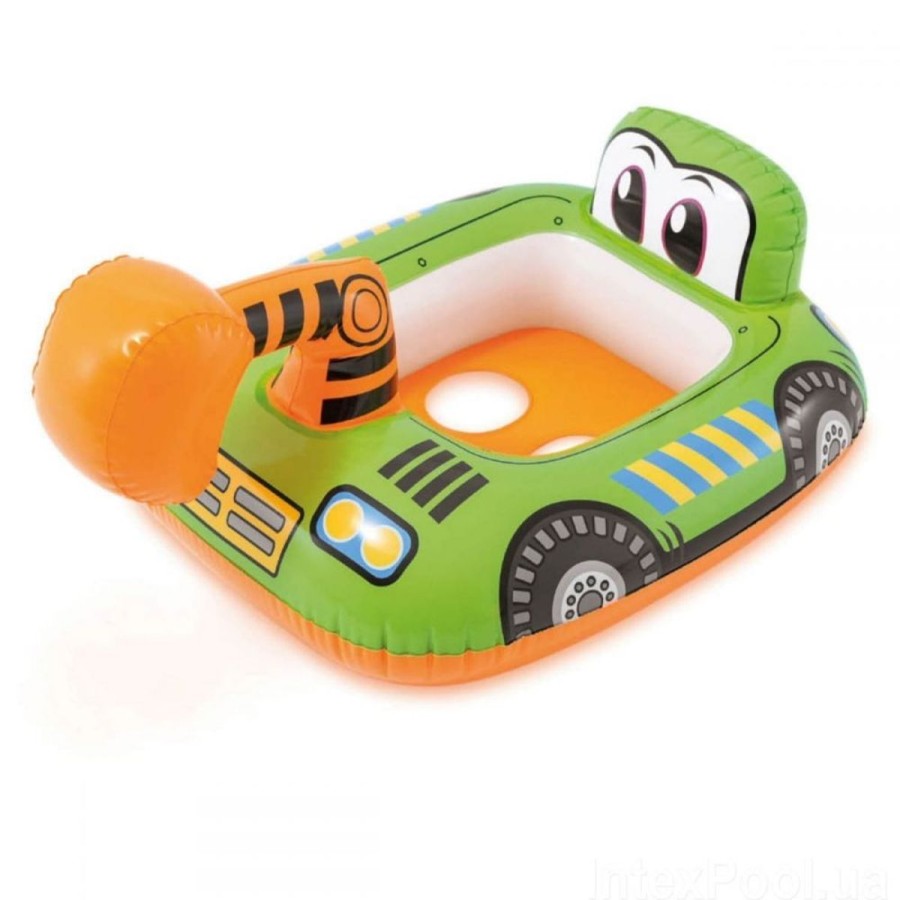 Kids The Beach Company Pool Floats & Games | Lil' Excavator See-Me-Sit Pool Rider