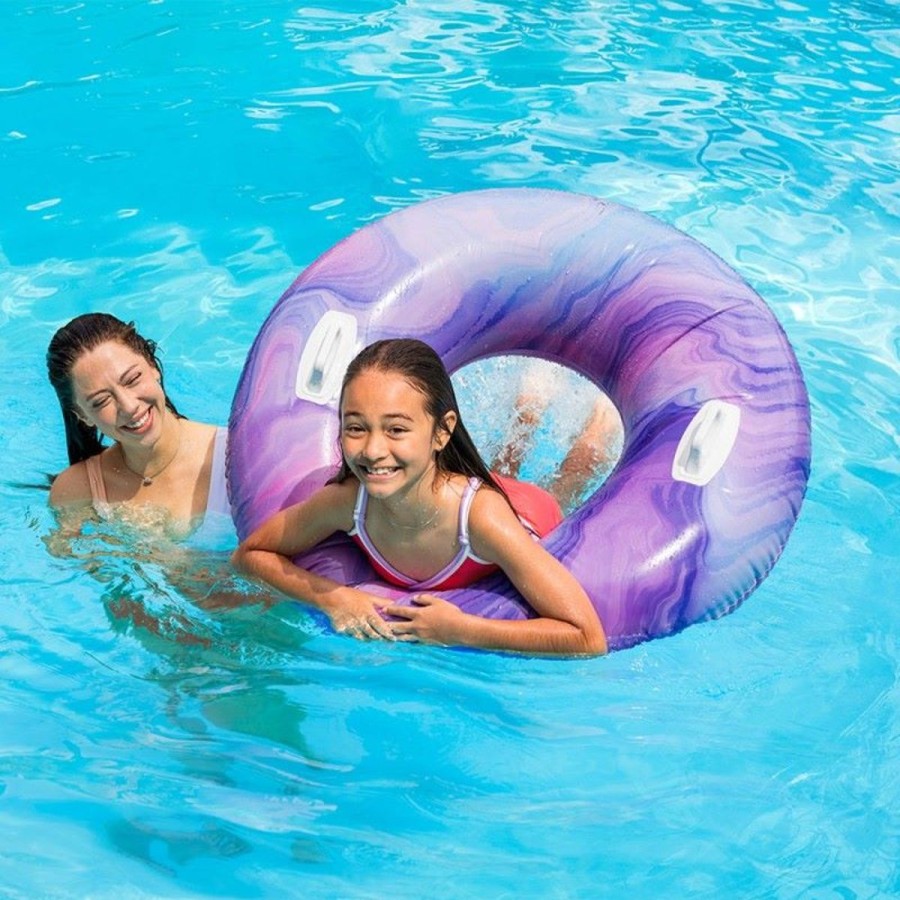 Pool Fun The Beach Company | Water Of Nature Inflatable Tube 45" Purple