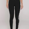 Women Golddigga Activewear | Limited Edition Logo Leggings Black