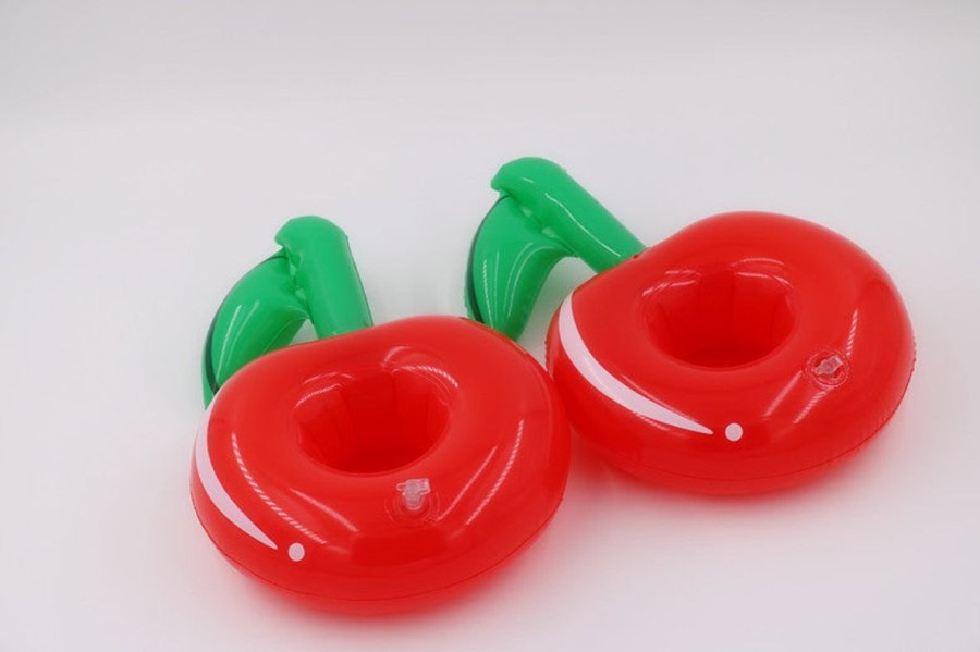 Pool Fun The Beach Company | Inflatable Cherry Drink Holder (Pack Of 2)