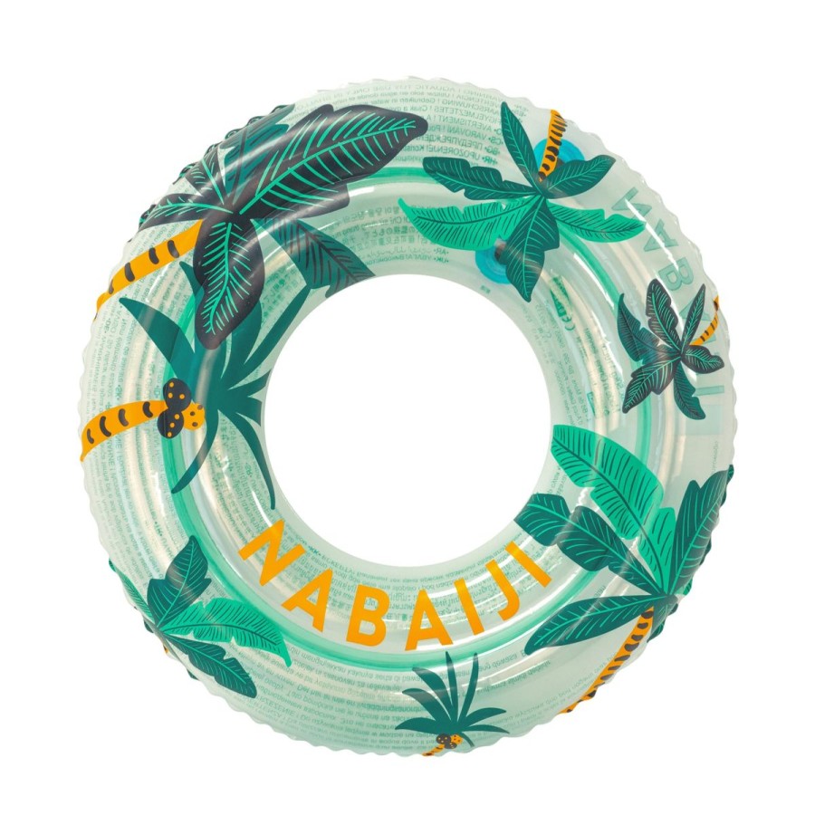 Kids NABAIJI Learn To Swim | Transparent Palm Tree Print Ring 65Cm/24Inch