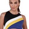 Women South Beach Activewear | South Beach Cross Back Panel Stripe