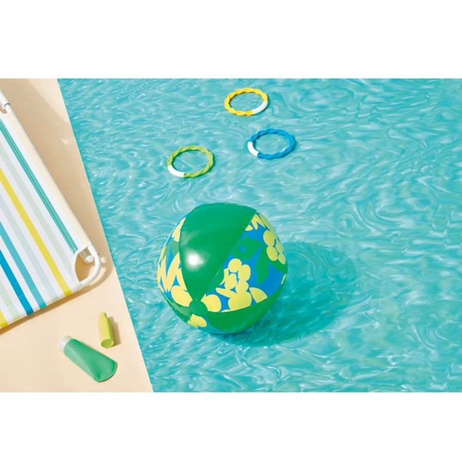 Kids H for Happy™ Pool Floats & Games | Jumbo Lemon Print Beach Ball Multi