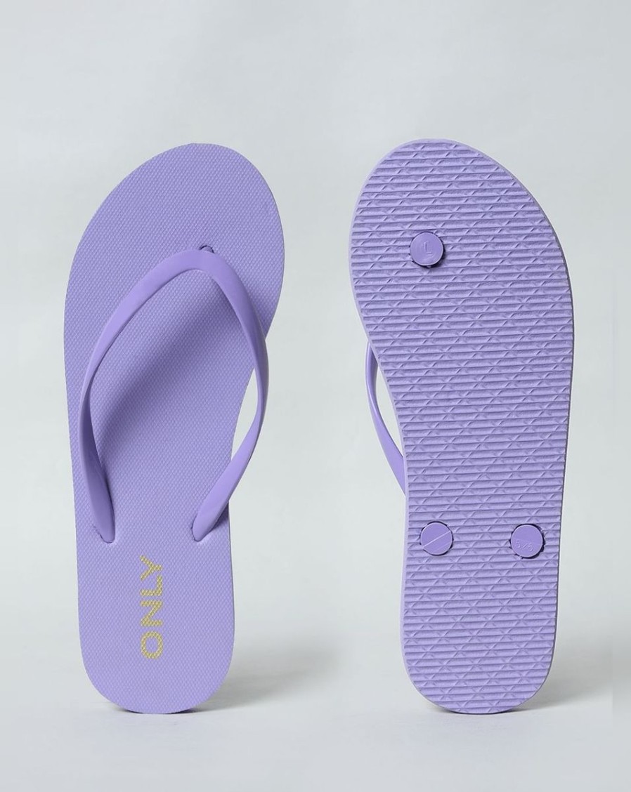 Women ONLY | Purple Flip Flops Lavender