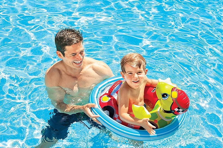 Kids The Beach Company Swim Rings & Seats | Turtle See-Me-Sit Pool Rider