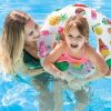 Kids The Beach Company Pool Floats & Games | Lively Print Transparent Ring Flamingo