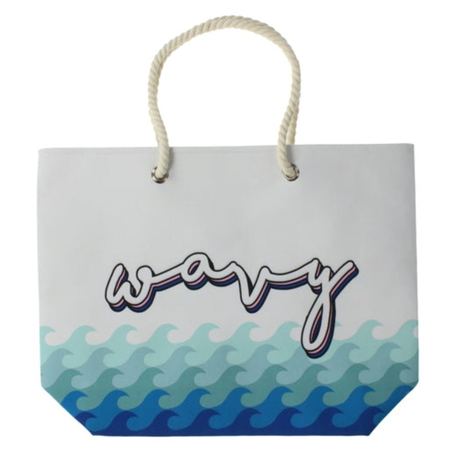 Women HIGHFIVE Bags & Totes | Wavy Rope Handle Tote Bag