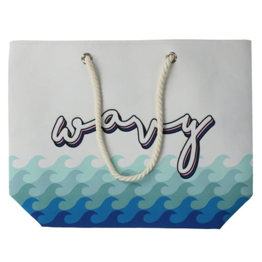 Women HIGHFIVE Bags & Totes | Wavy Rope Handle Tote Bag