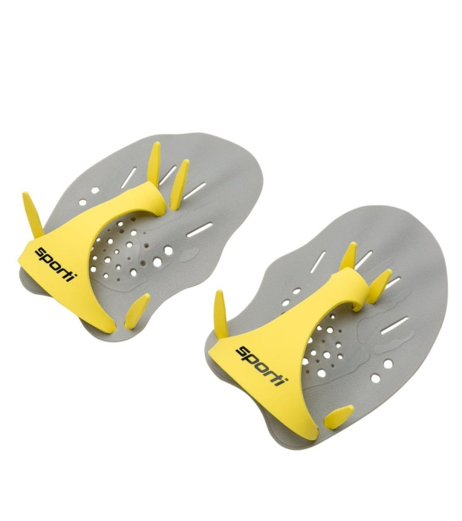 Swim Equipment Sporti | Sporti Swim Paddles Grey