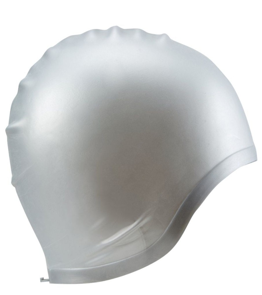 Swim Equipment Sporti | Sporti Silicone Ear Swim Cap Silver