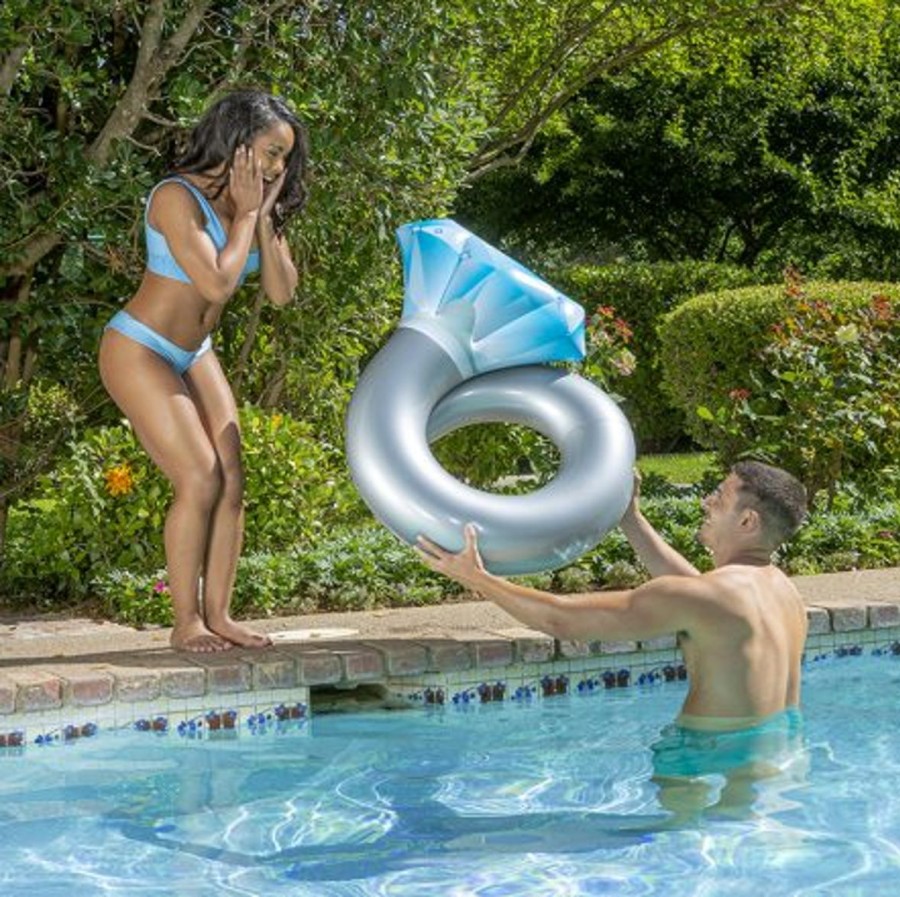 Kids Poolmaster Pool Floats & Games | Inflatable 35" Diamond Split Ring