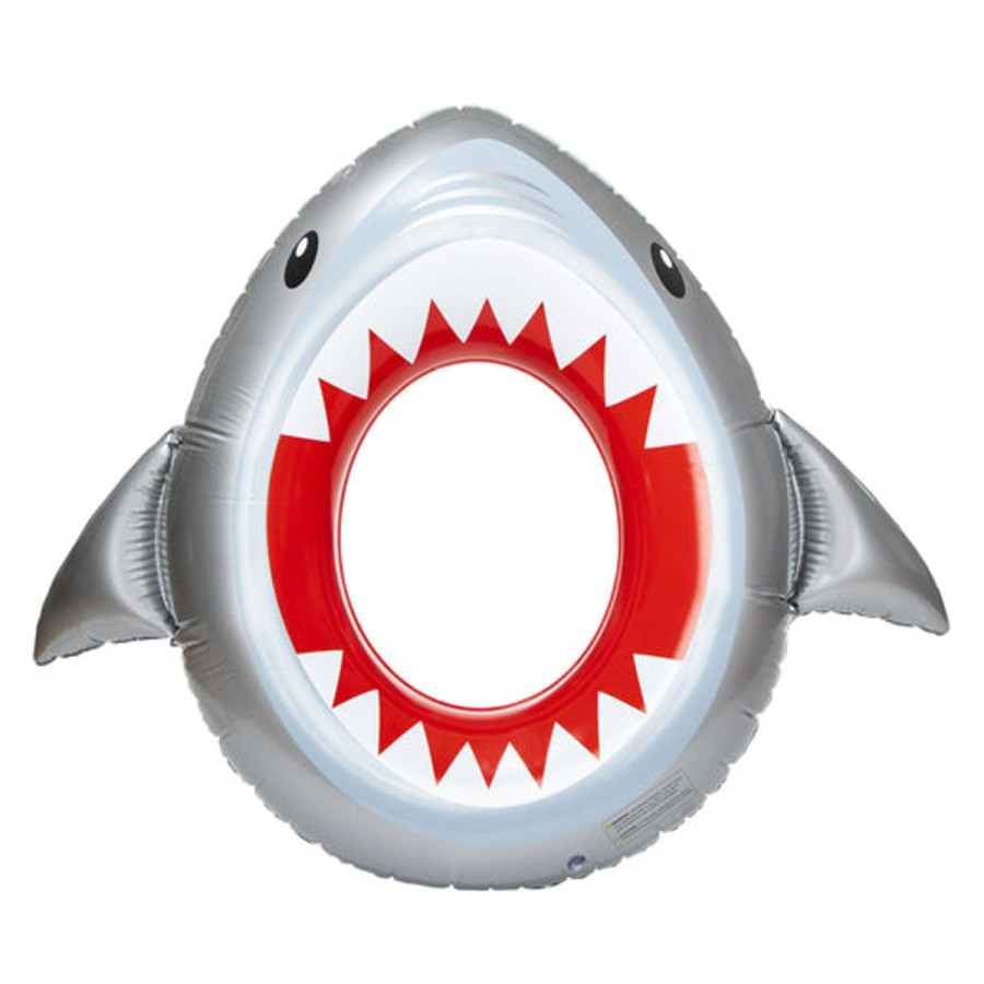 Kids HIGHFIVE Pool Floats & Games | Shark Print Inflatable Tube