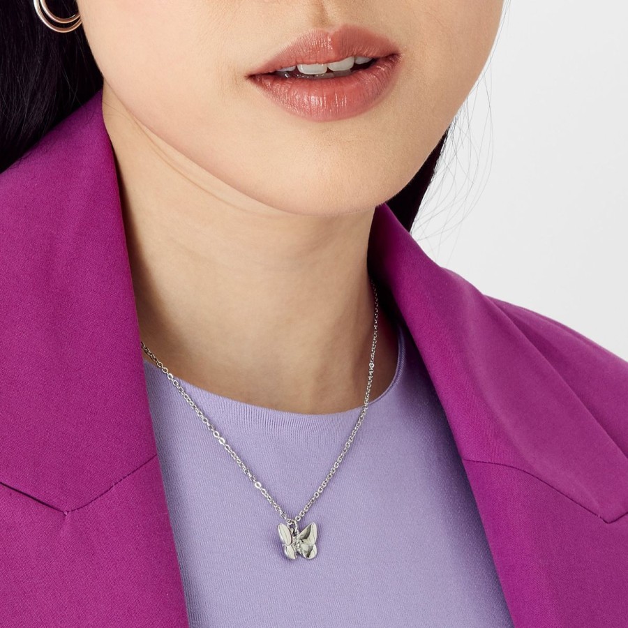 Women Accessorize Resort Jewellery | Silver-Toned Pendant Necklace