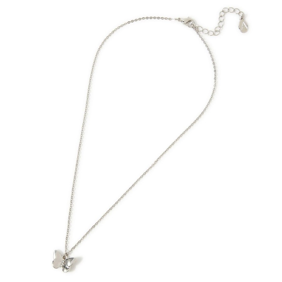 Women Accessorize Resort Jewellery | Silver-Toned Pendant Necklace