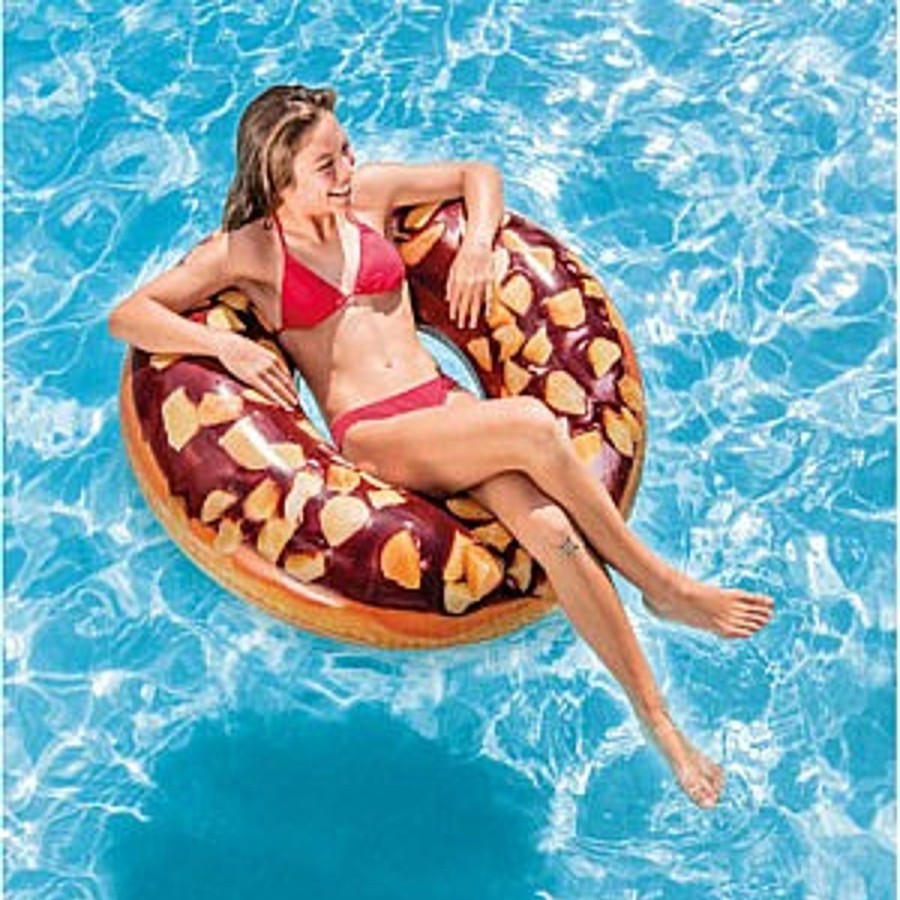 Pool Fun The Beach Company | Nutty Chocolate Donut Tube Pool