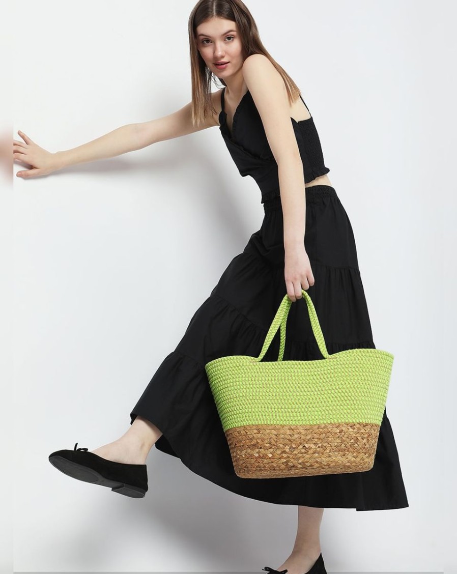 Women Vero Moda Bags & Totes | Green Summer Tote Bag