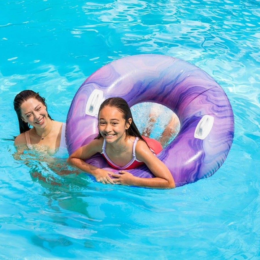 Kids The Beach Company Pool Floats & Games | Water Of Nature Inflatable Tube 45" Purple