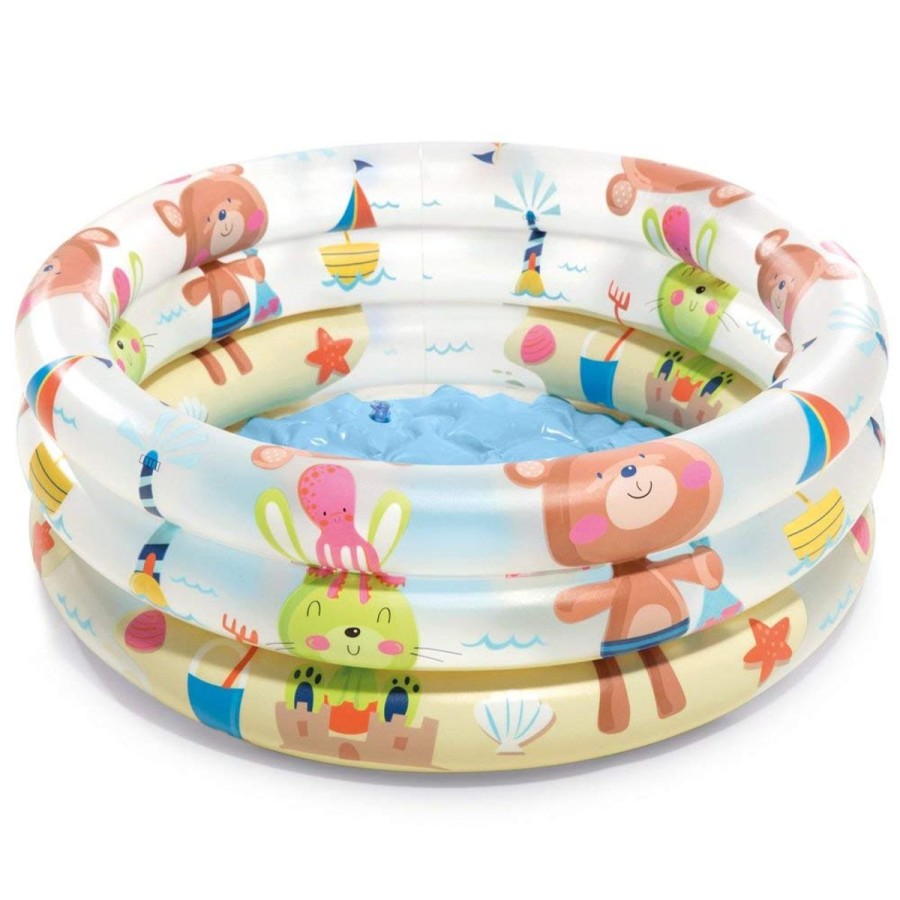 Kids The Beach Company Learn To Swim | Vezimon Cartoon Beach Buddies Infant Pool Tub