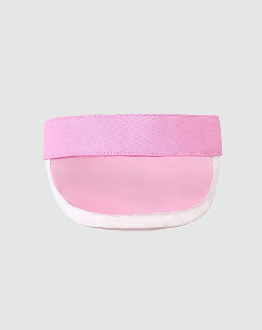 Women ONLY Beach Hats | Transparent Sun Visor Pink