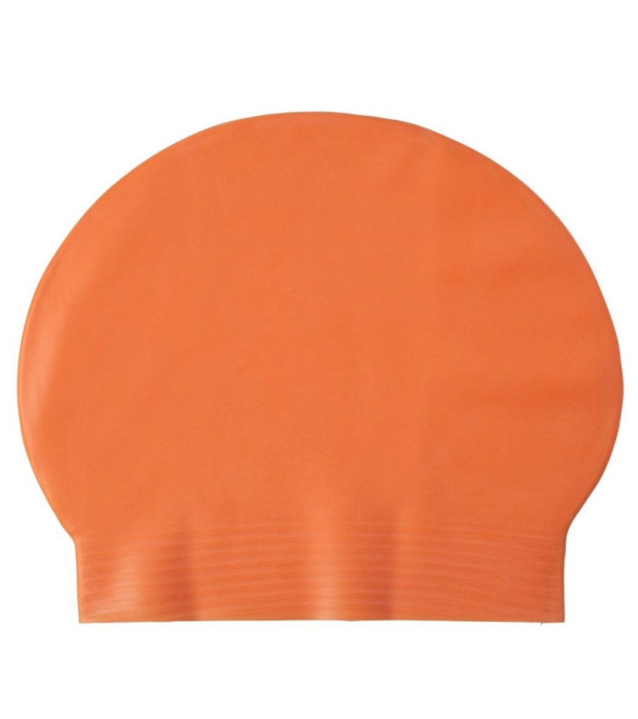 Swim Equipment Sporti | Sporti Latex Swim Cap Bright Orange