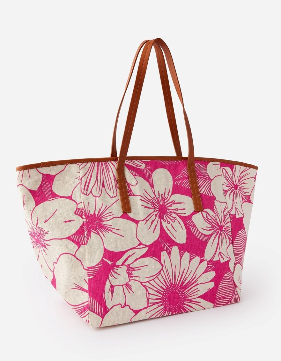 Women Accessorize Bags & Totes | Perla Print Cotton Bag