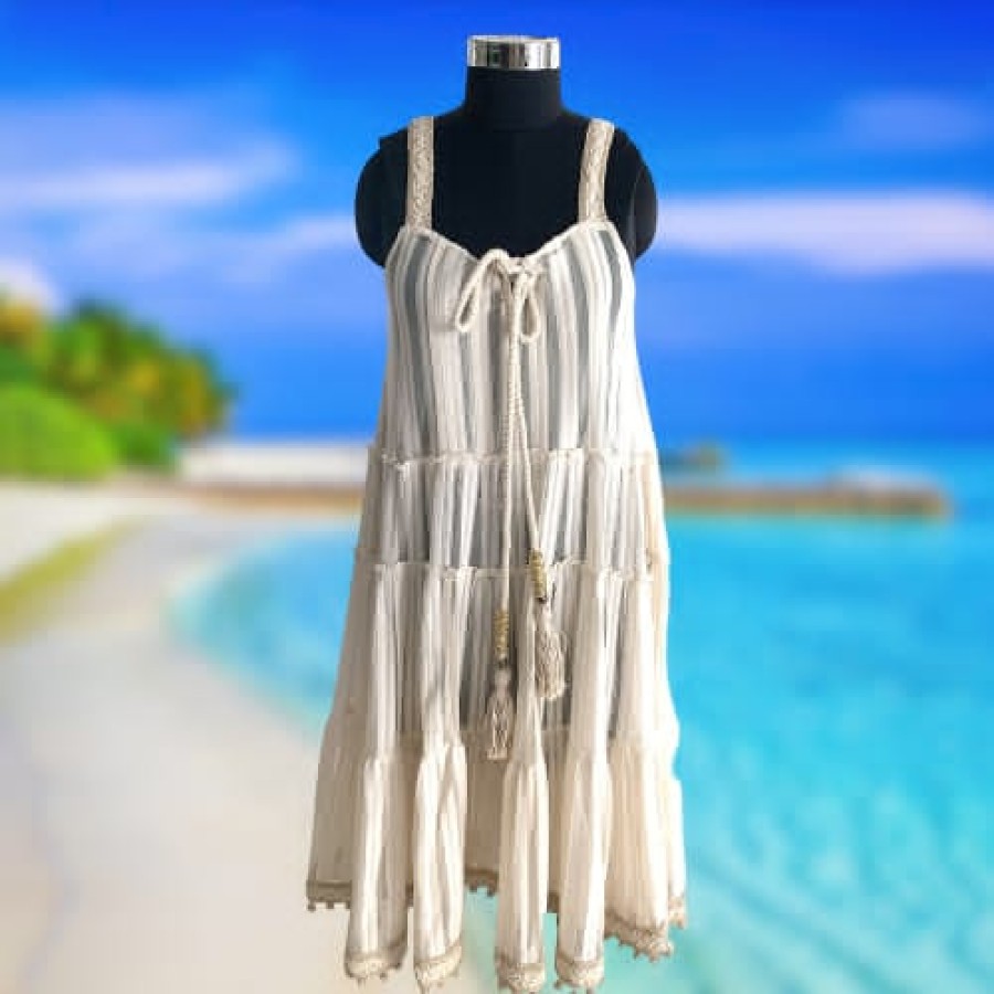 Women Salty Soul Beachwear | Tiered Beach Dress