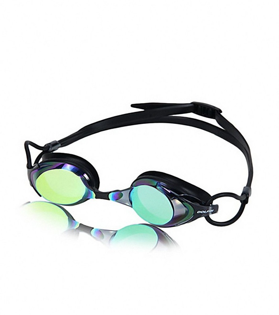 Men Dolfin Swimming Goggles | Victor Antifog Mirror Swim Goggles Black