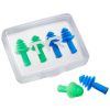 Swim Equipment TYR | Tyr Ergo Flex Ear Plugs 4-Pack Blue/Green