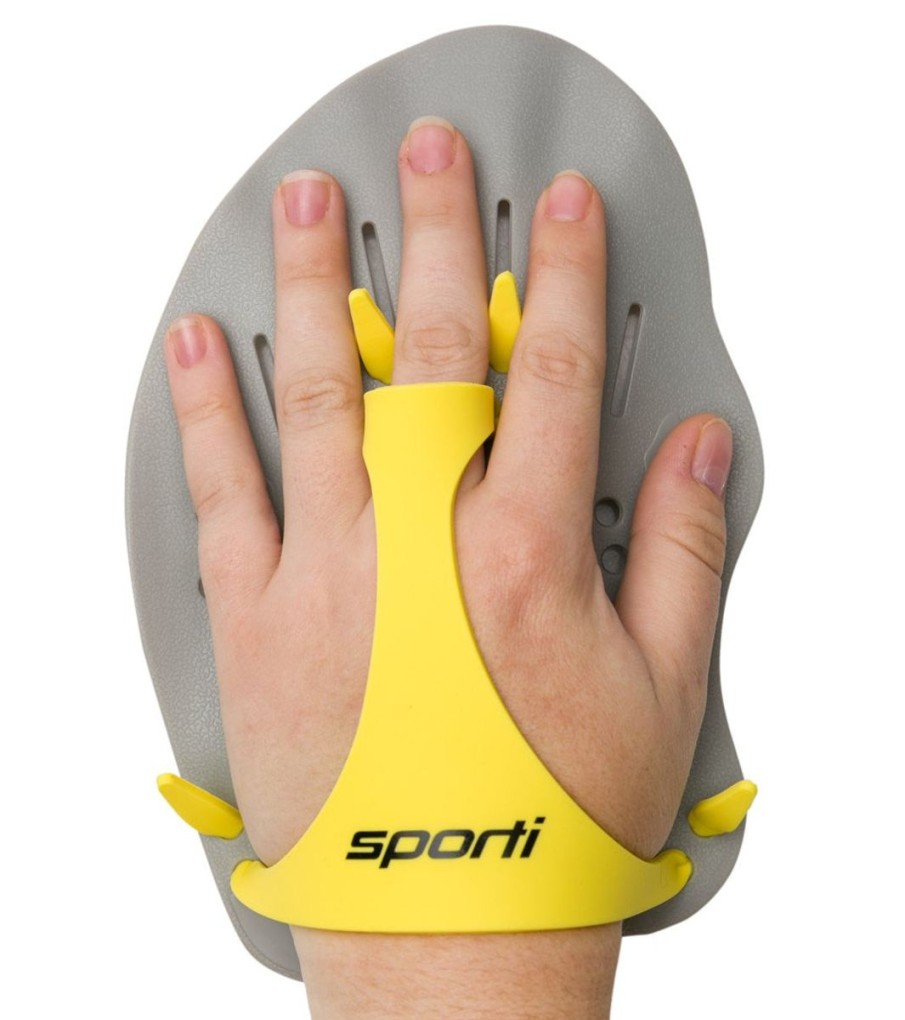 Swim Equipment Sporti | Sporti Swim Paddles Grey