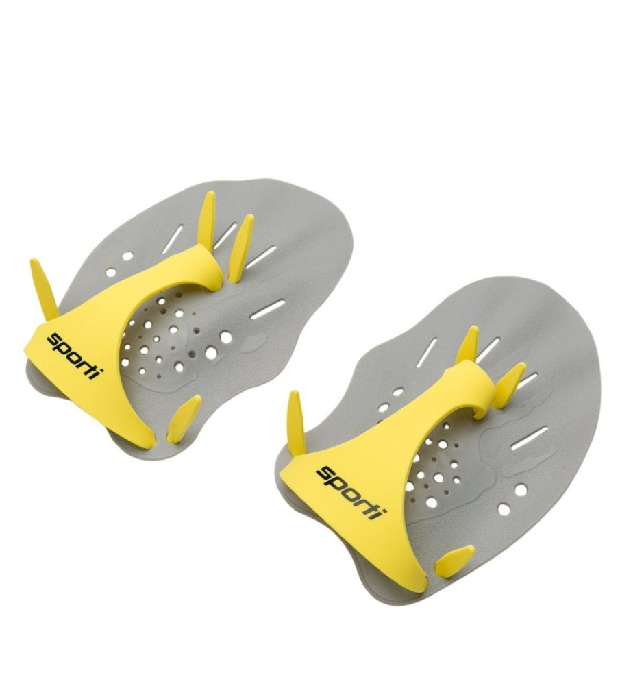 Swim Equipment Sporti | Sporti Swim Paddles Grey