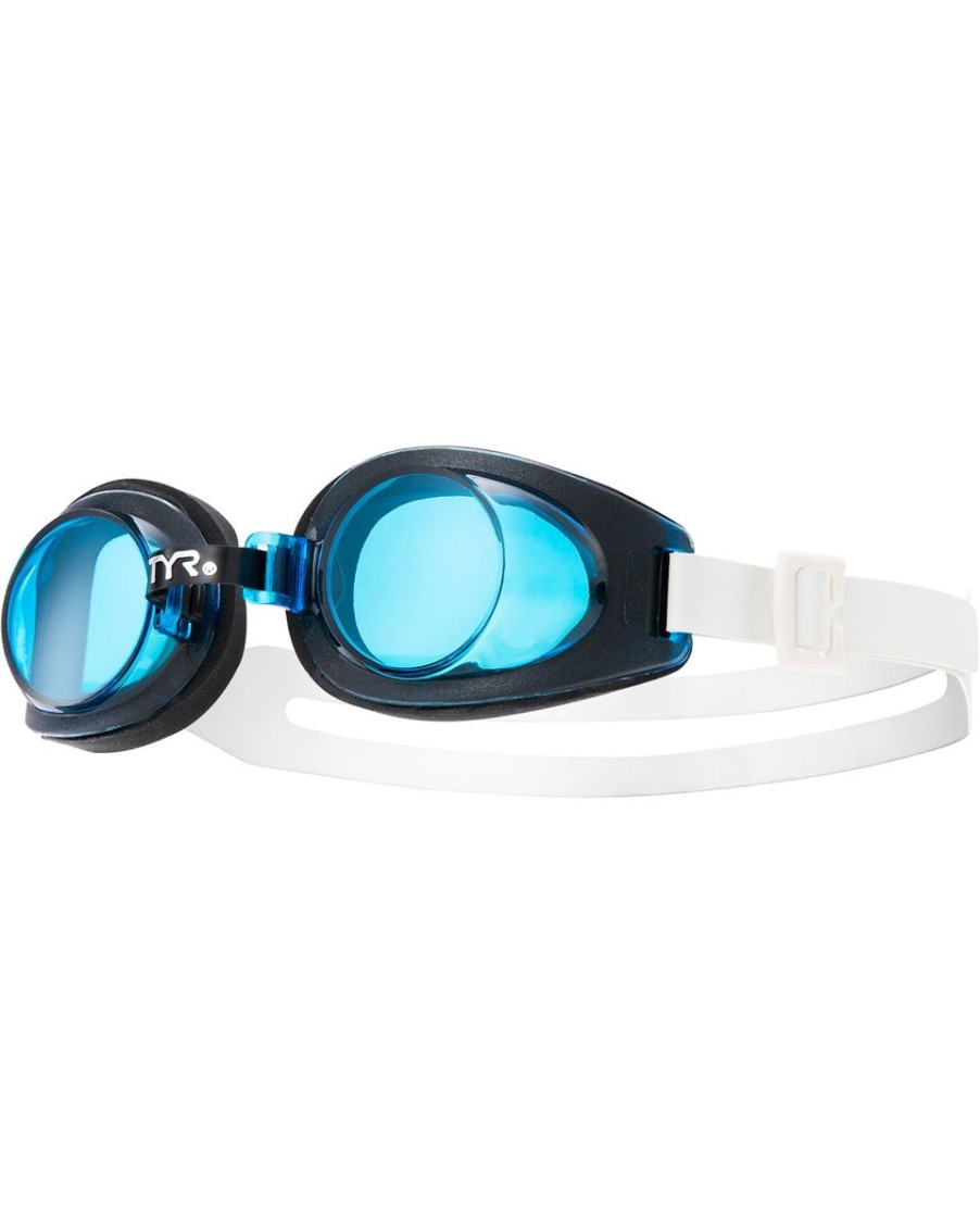 Kids TYR Swimming Goggles | Tyr Kids Foam Goggles Blue/Black